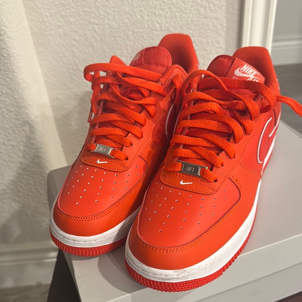 Nike orange AF1 - Picture 2 of 4